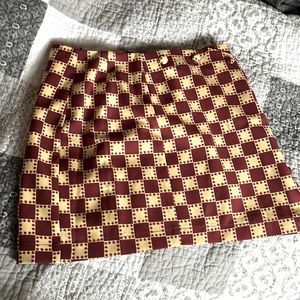 urban outfitters western mini skirt